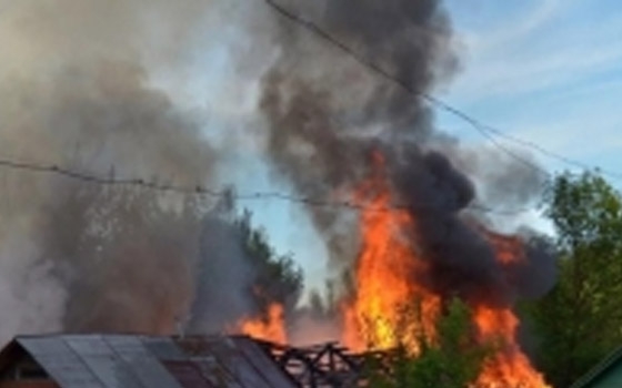 На Московском проспекте в Брянске горели сараи