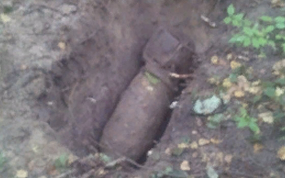 В Советском районе Брянска нашли 2 авиабомбы и 8 реактивных снарядов