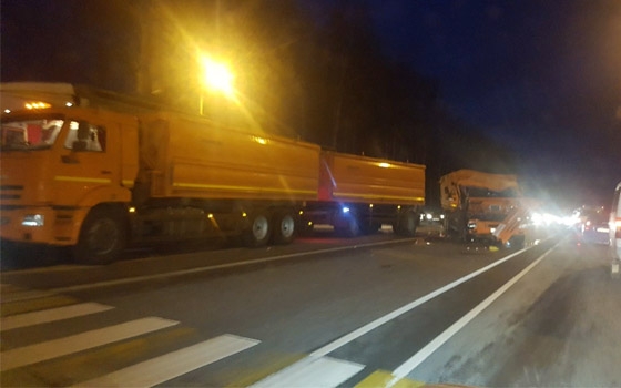 Под Брянском столкнулись два грузовика «Мираторга»