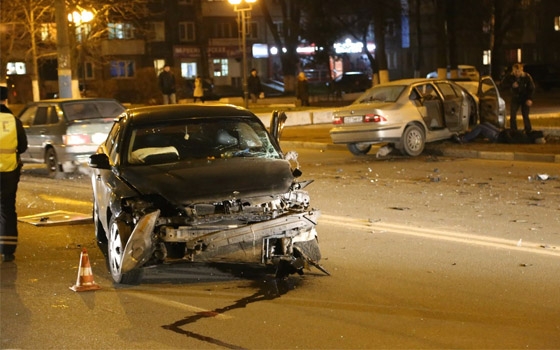 Две машины столкнулись в Бежицком районе Брянска: есть пострадавшие
